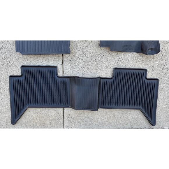 2018-2023 Toyota Tacoma D-Cab Double Cab All Weather Floor Mats Black OEM - Picture 2 of 5
